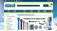 Desktop Screenshot of piles-et-plus.fr